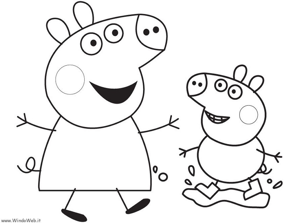 Colorear los Dibujos Peppa Pig Pintar - Rincon Util dsd